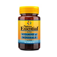 Vitamine Si Minerale Cu Fier , 60 tablete, Nature Essential